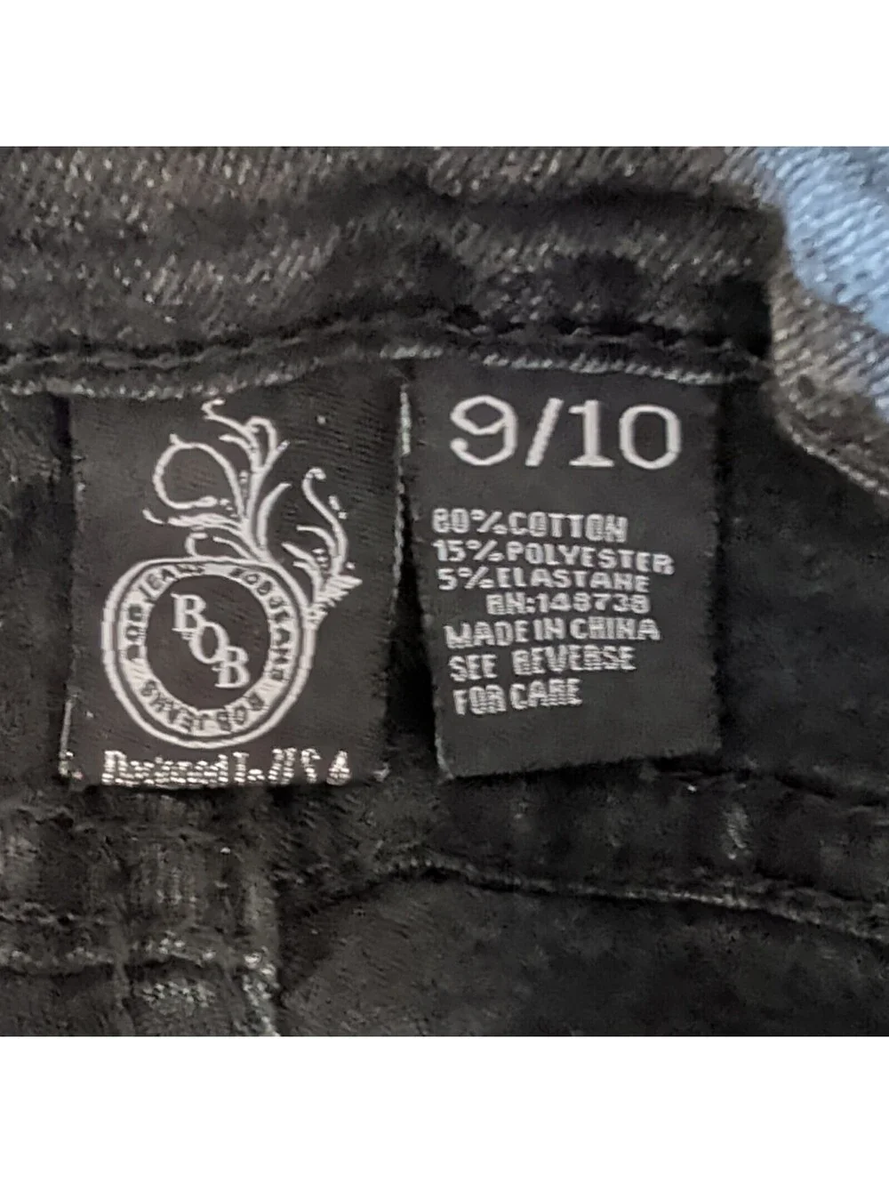 Bobbie Brooks Denim ShortsDark Wash Pockets Cuffed Size 9/10